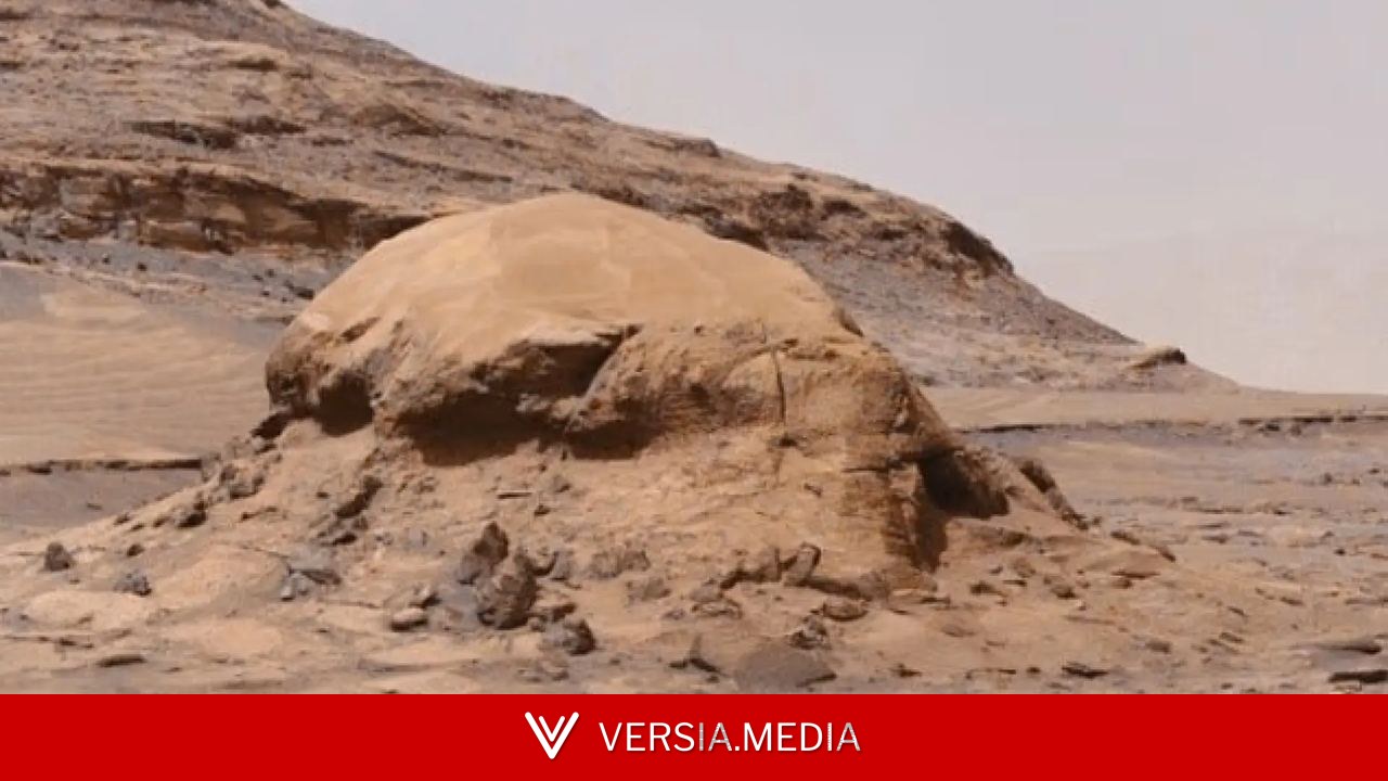 La misteriosa estructura captada por la Curiosity de la NASA en Marte: